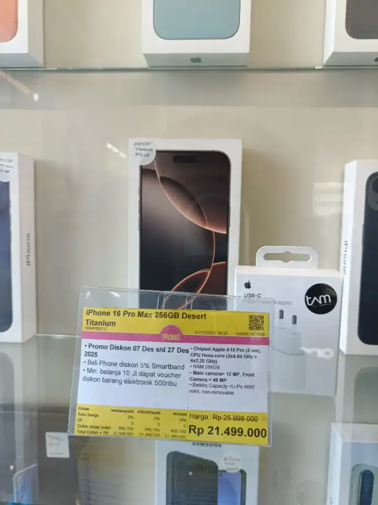 Kredit Kredivo iPhone 16 Promax 256GB Bunga 0 Tanpa Dp