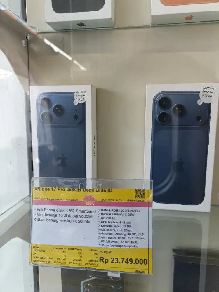 Kredit Kredivo iPhone 17 Pro 256GB Bunga 0 Tanpa Dp