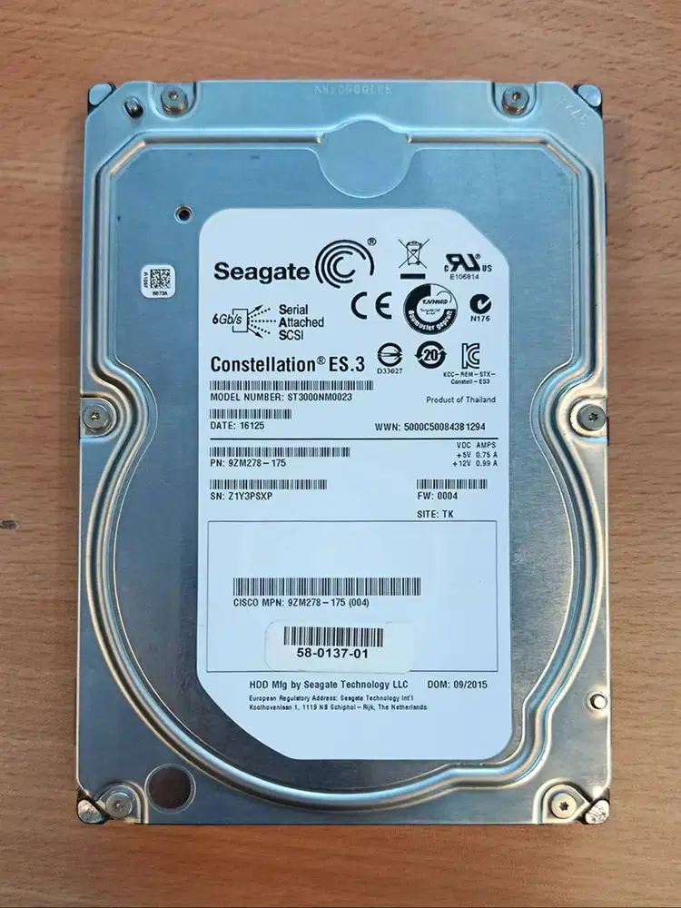 HDD Harddisk Seagate 3TB 3.5