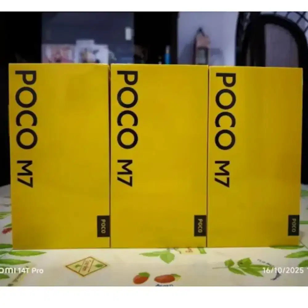 Xiaomi poco M7 256gb ram 8gb pro garansi resmi