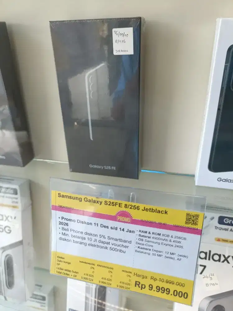 Kredit Kredivo Samsung Galaxy S25Fe 256GB Bunga Ringan