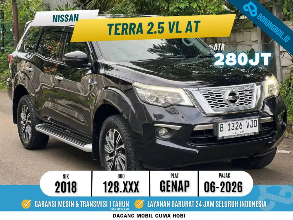 Nissan Terra VL Diesel AT 2018 Hitam