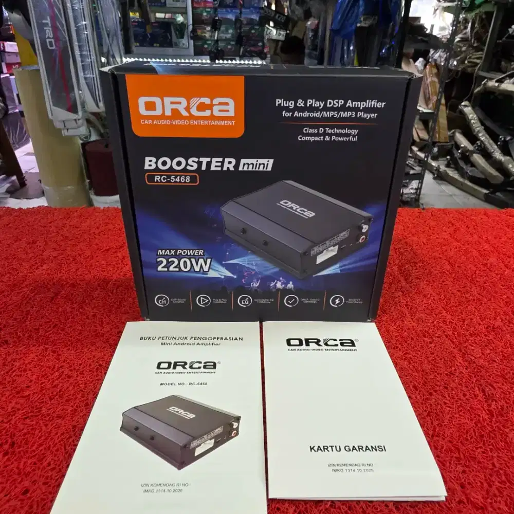 Power ORCA BOSSTER mini RC-5468 Plug & Play DSP Amplifier Power ORCA