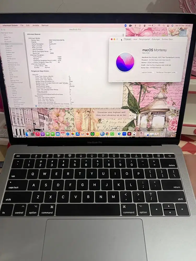 (FREE MOUSE+USB HUB TYPE C) MacBook Pro 13” 2017 (Non-Touch Bar)