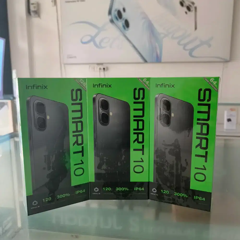 Infinix Smart 10 4/64 Baru - Garansi Resmi