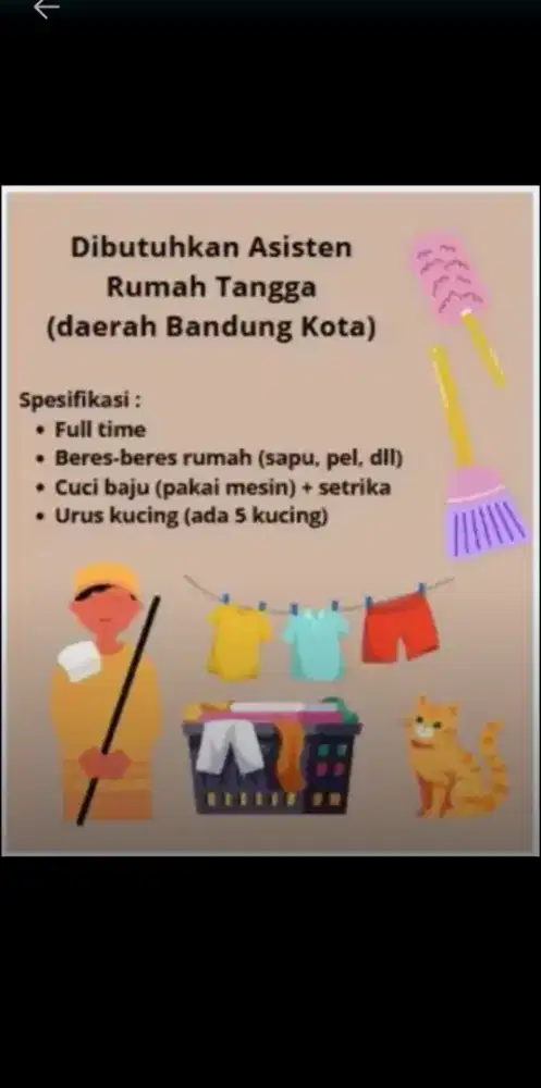 Lowongan Kerja Wanita Menginap