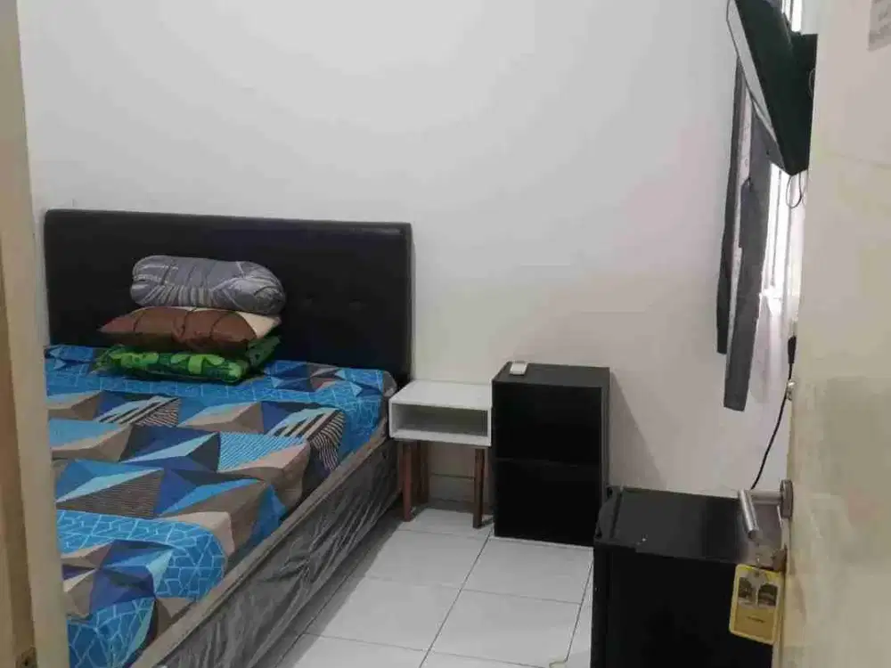disewakan perbulan apartemen murah studio tangerang aeropolis sebrang bandara Soekarno-Hatta Neglasari banten ar1 tower A full furnish