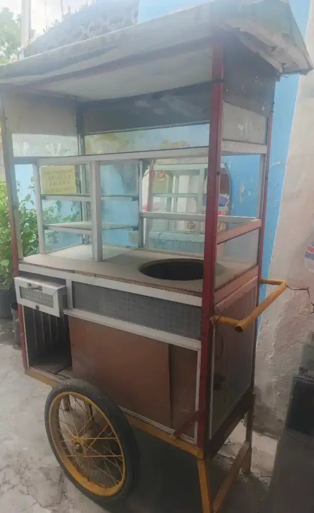 Gerobak Jual Makanan Second
