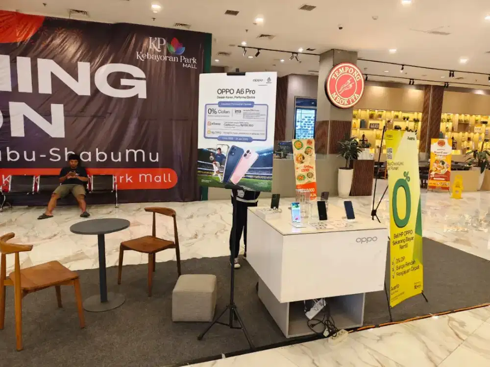 Oppo Kredit Hp baru, Event Kebayoran Park Mall, Tanpa Dp cuma 5menit