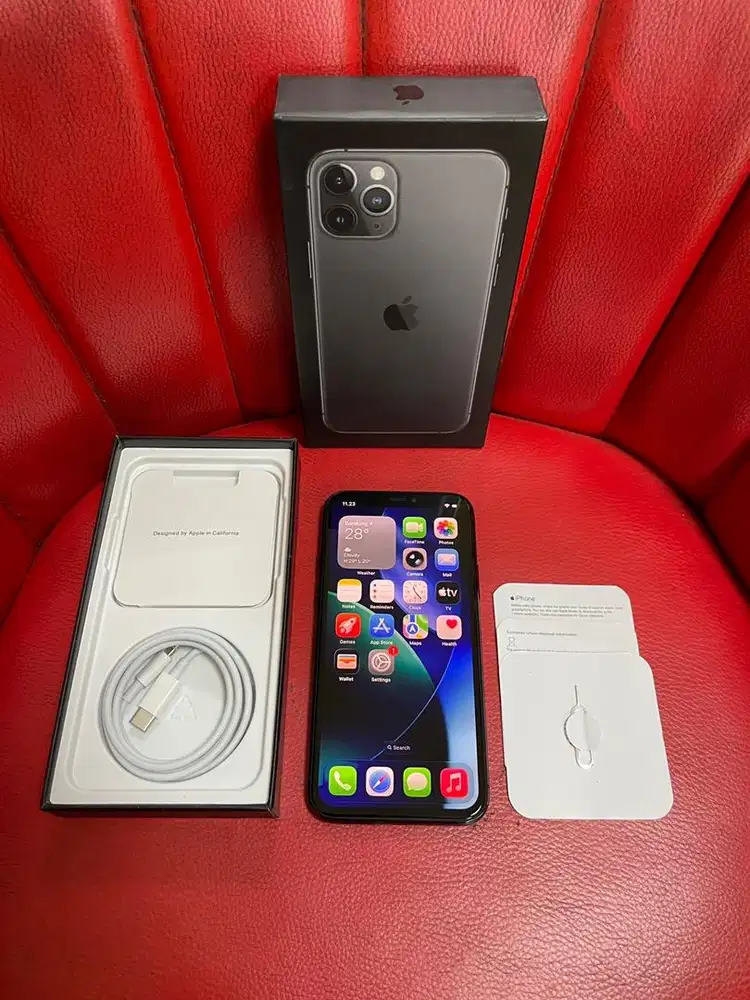 iPhone 11 Pro 256gb Space Gray Sinyal XL Only Fullset