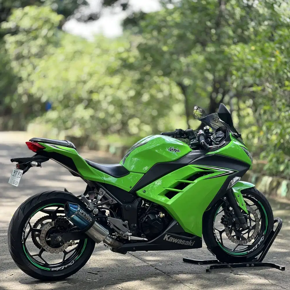 KM LOW! KAWASAKI NINJA 250 FI OLD HIJAU 2016 PAJAK PANJANG SIAP NGEBUT