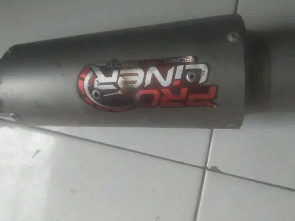 Knalpot racing bekas motor satria ,voxion