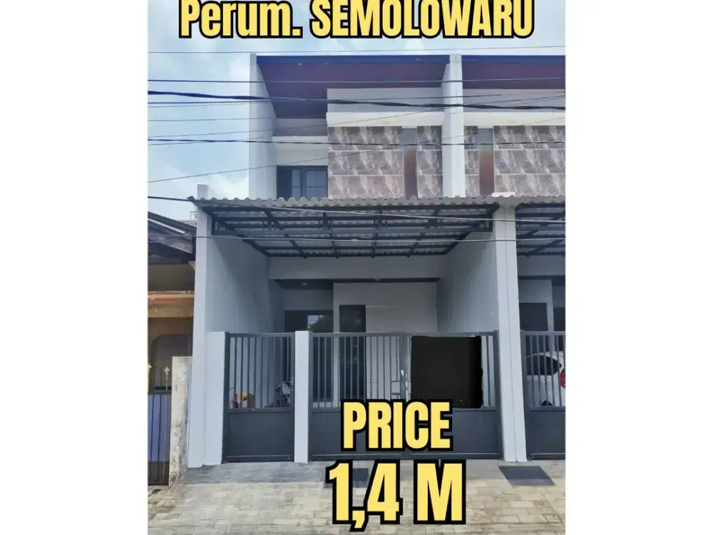 ‼️TURUN HARGA, JUAL CEPAT ‼️ RUMAH BARU GRESS PERUM SEMOLOWARU NGINDEN MANYAR KLAMPIS SURABAYA TIMUR. SELANGKAH MASJID. DEKAT MERR, KAMPUS, RS, Dsb