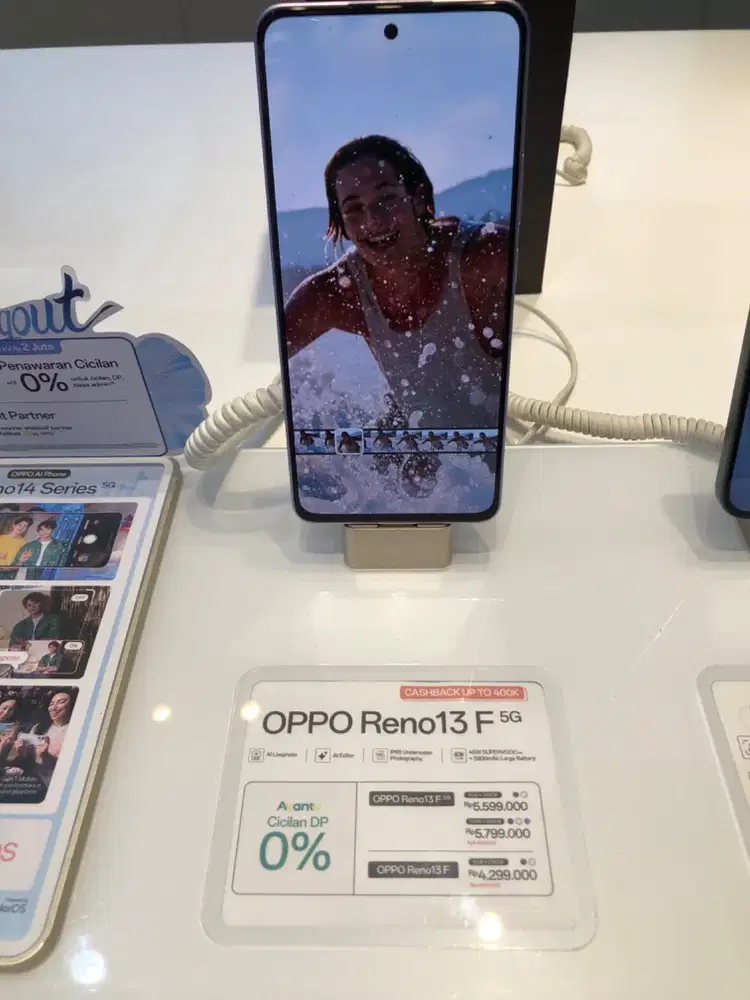 Promo cicilan Oppo Reno 13 F 5G free cicilan 1-2x