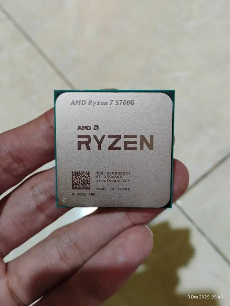AMD Ryzen 7 5700G Tray 3.8GHz - 4.6GHz 8C 18T iGP Radeon Graphics