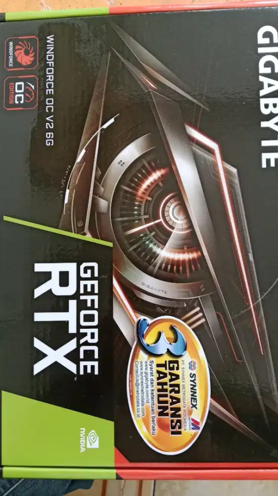 VGA Card Gigabyte RTX 3050 6GB OC new
