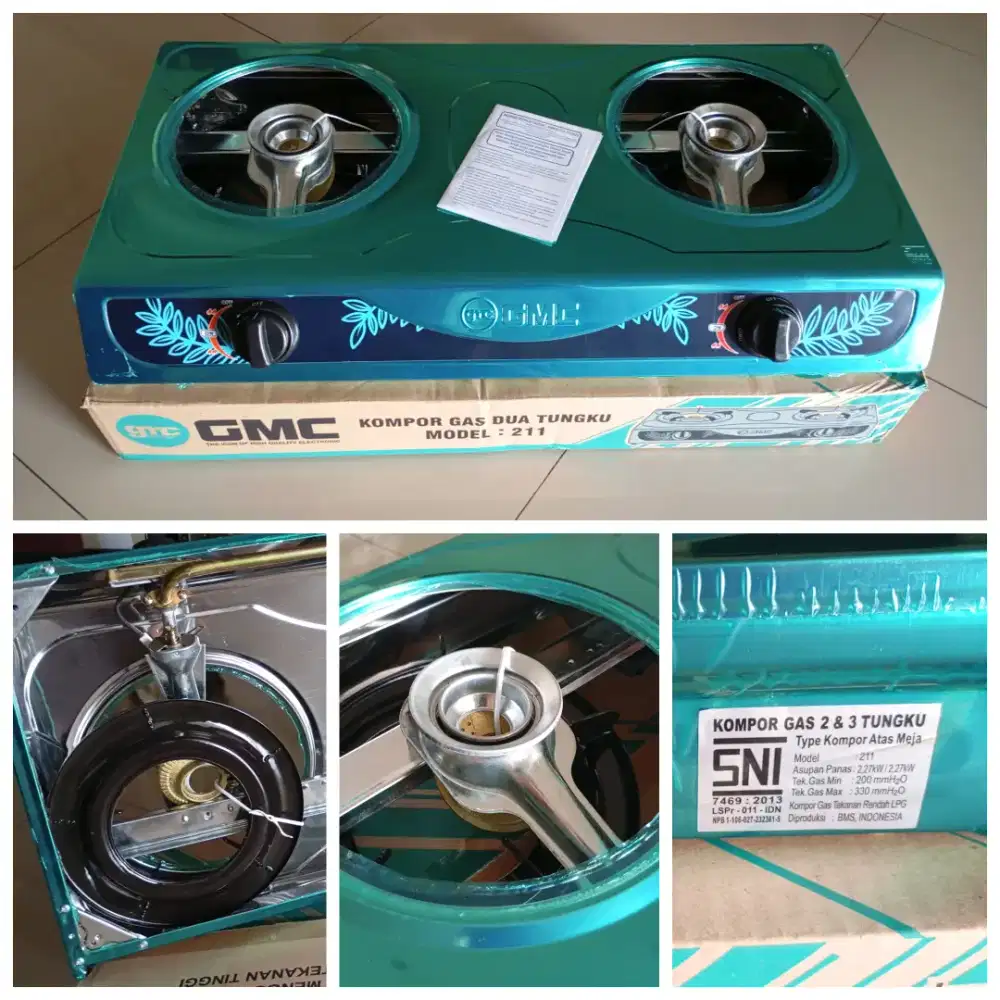 GMC Kompor Gas Dua Tungku