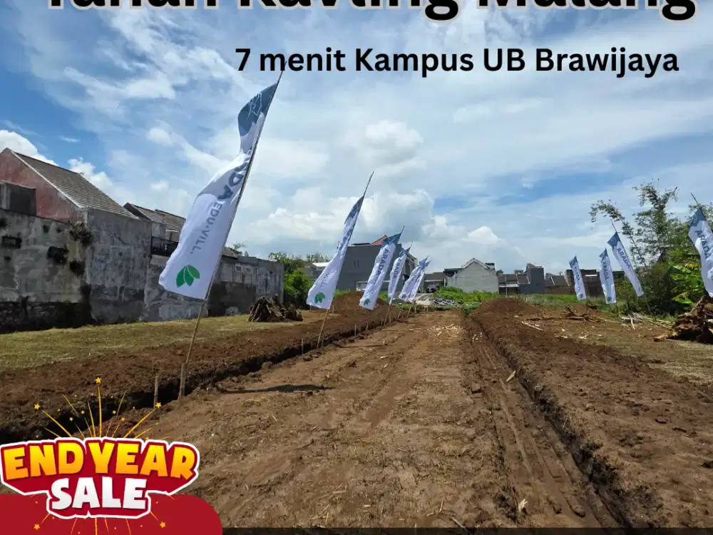 Tanah Kavling Kota Malang Potensi Kost dan Hunian, 7 Menit Kampus UB Brawijaya