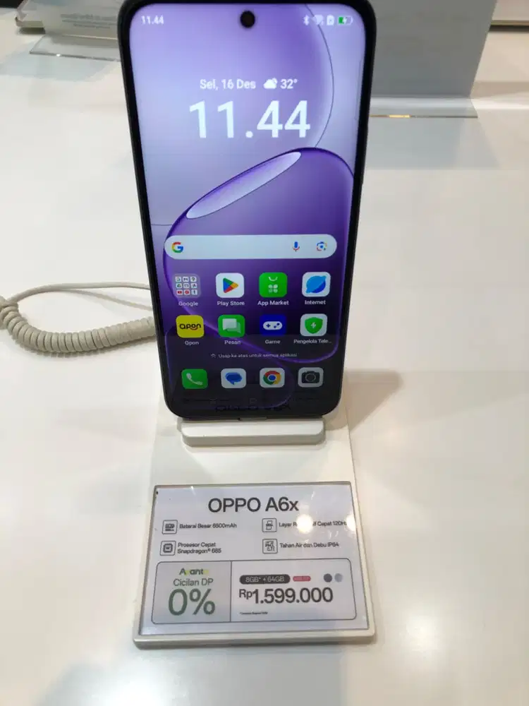 Promo cicilan Oppo A6x free cicilan 1-2x