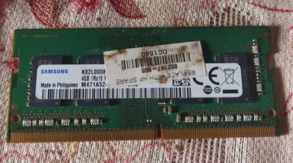 Jual RAM Memory ex Laptop 4 GB masih fungsi bagus