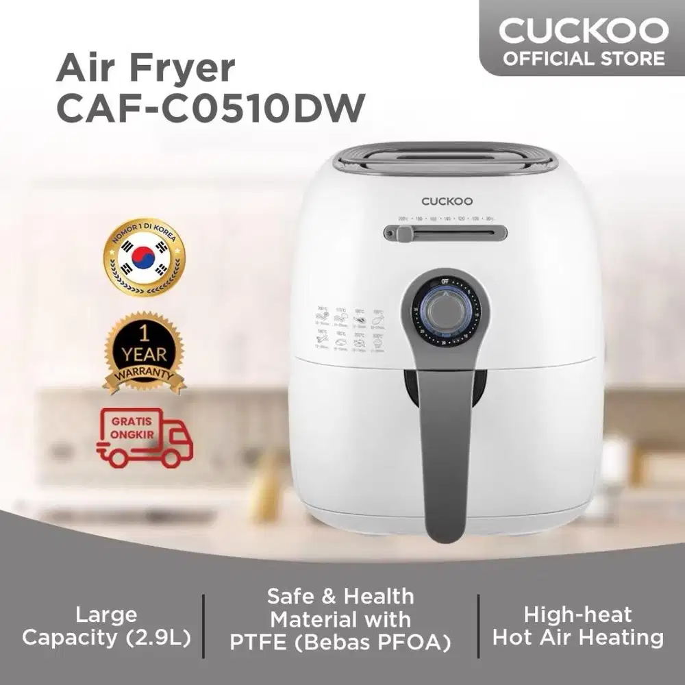 CUCKOO Air Fryer CAF-C0510DW