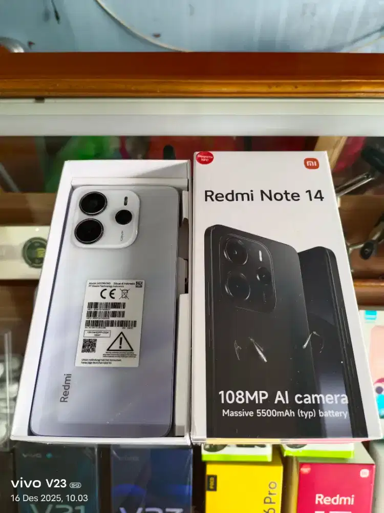 REDMI NOTE 14 8/256 GARANSI RESMI LIKE NEW