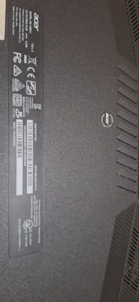 ACER NITRO 5 RTX 3050 I7