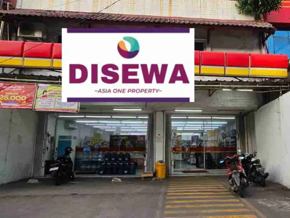 Di Sewakan  Ruko gandeng  2,  ex Mini-market.   Di kalimalang,   Duren sawit  Jakarta Timur.