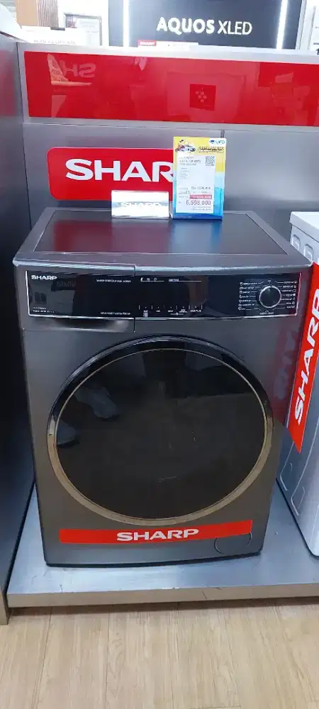 Mesin Cuci Front Loading 8KG  Sharp Bisa Kredit Dp 0 Bebas 2X Angsuran