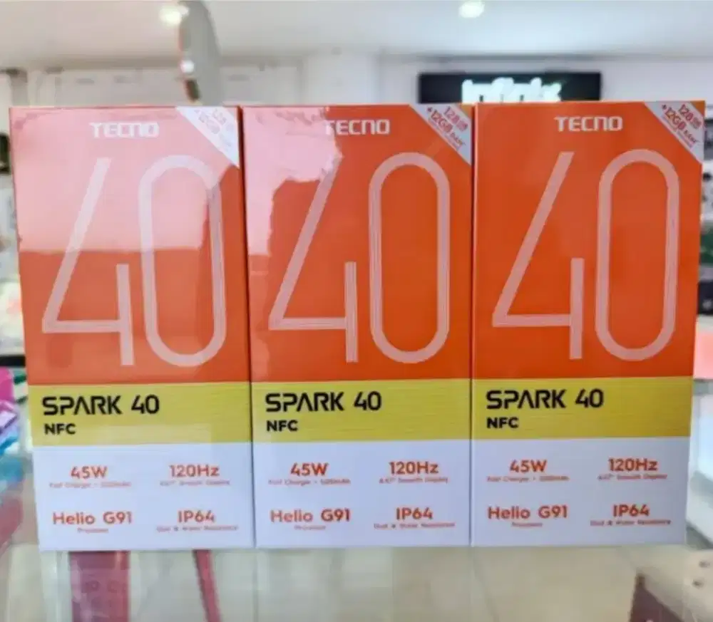 Tecno Spark 40 6/128 - 8/256 BNIB Garansi Resmi Indonesia