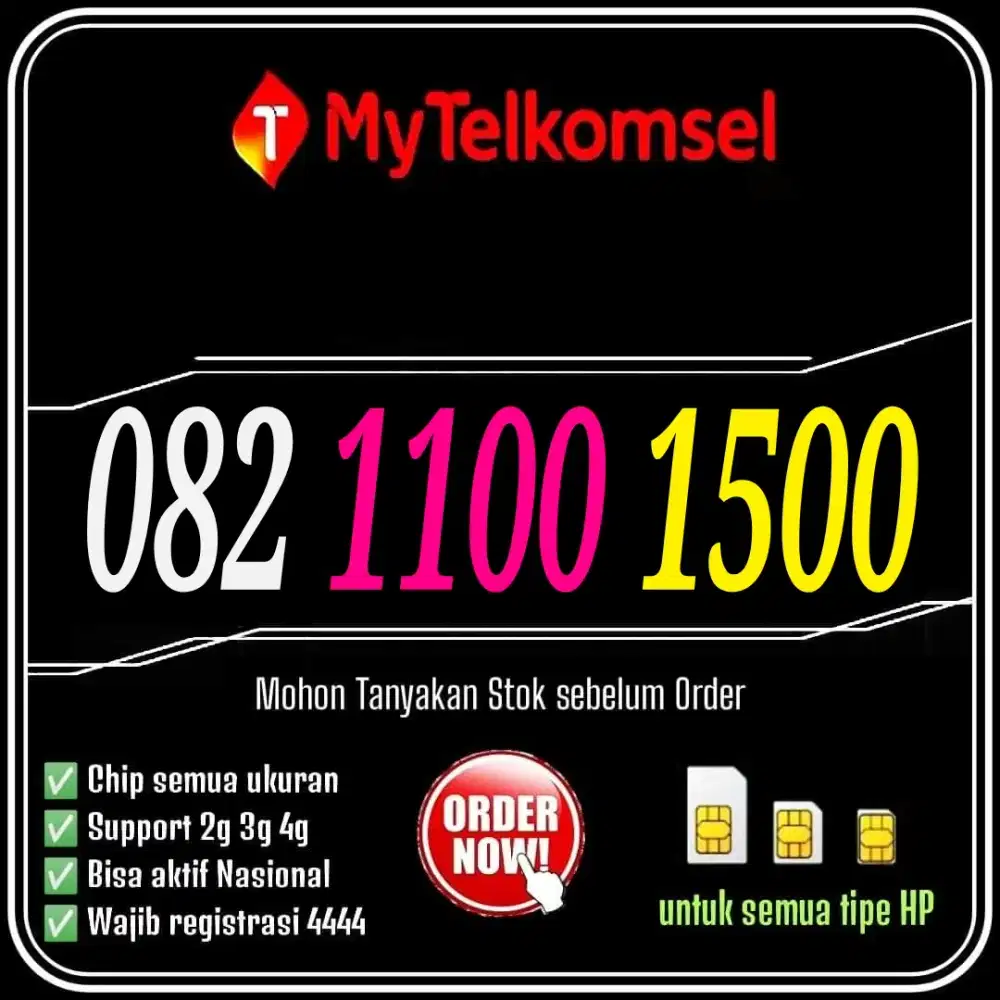 Nomer Cantik Telkomsel 11 digit