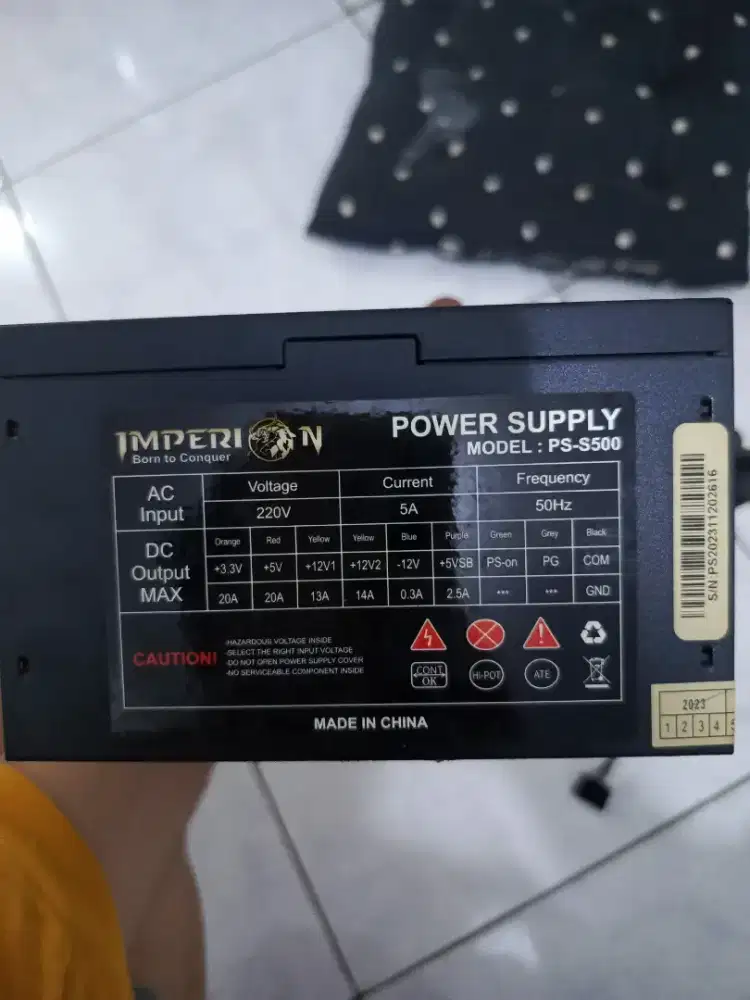 Power supply imperion 500w