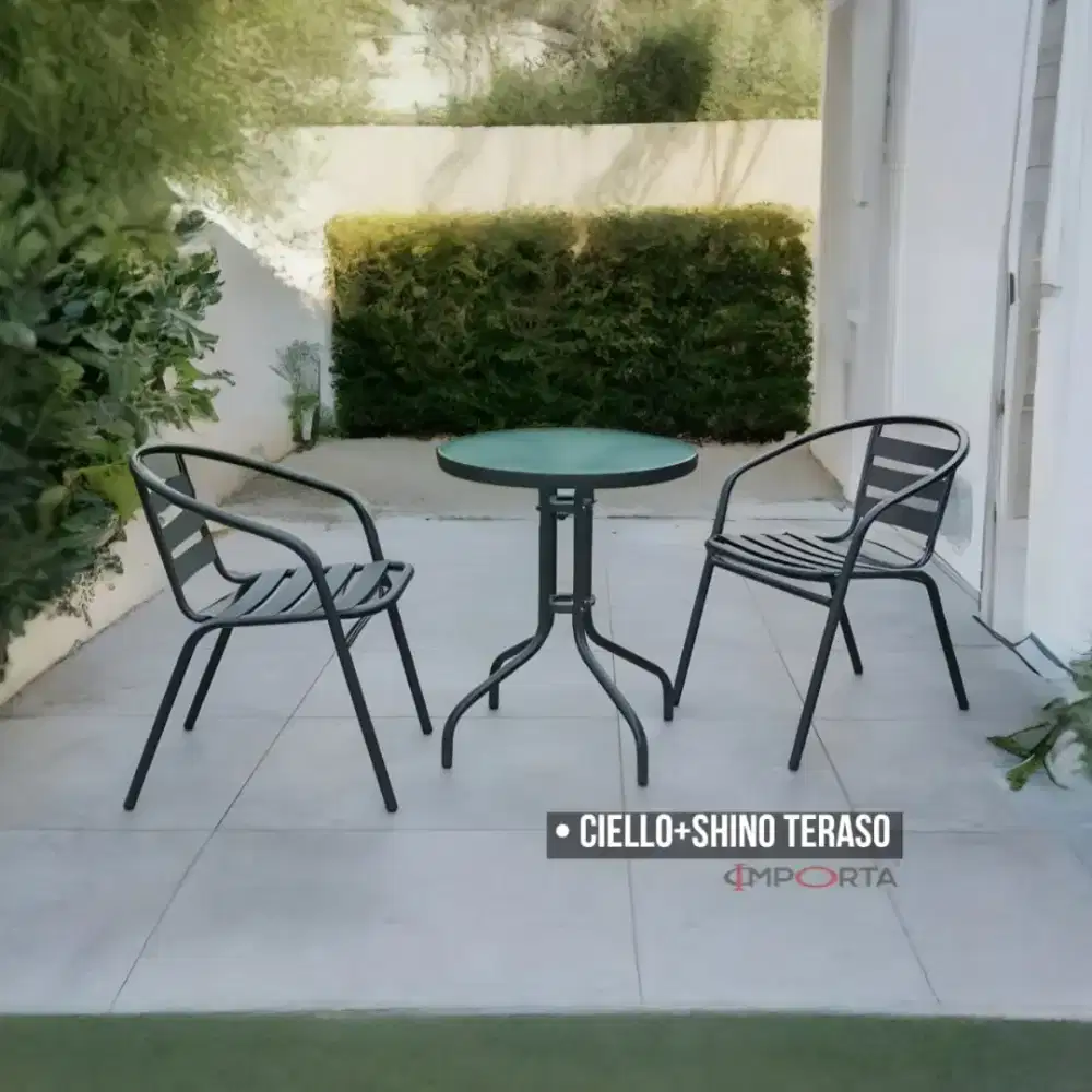 Kursi + Meja Teras Importa Ciello + Shino Teraso