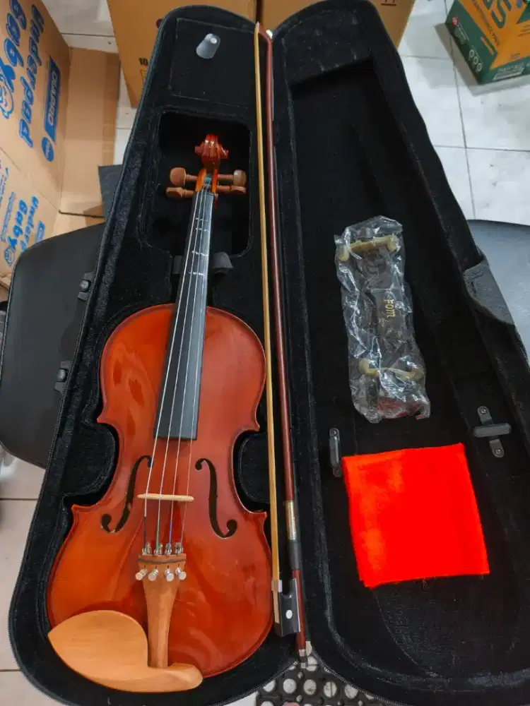 Biola PEARL RIVER 4/4 SPEK TERLENGKAP ORIGINAL MELODIA (SURABAYA)