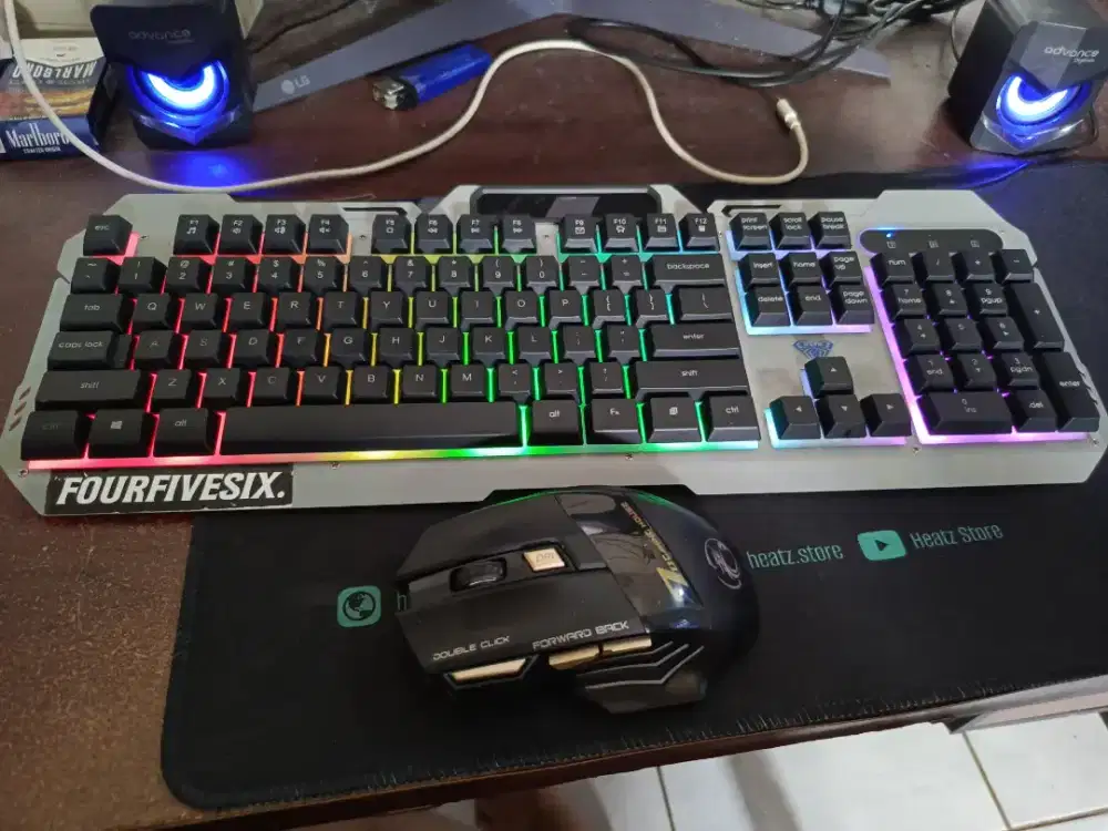 Mouse macro imice wireless sama keyboard kabel