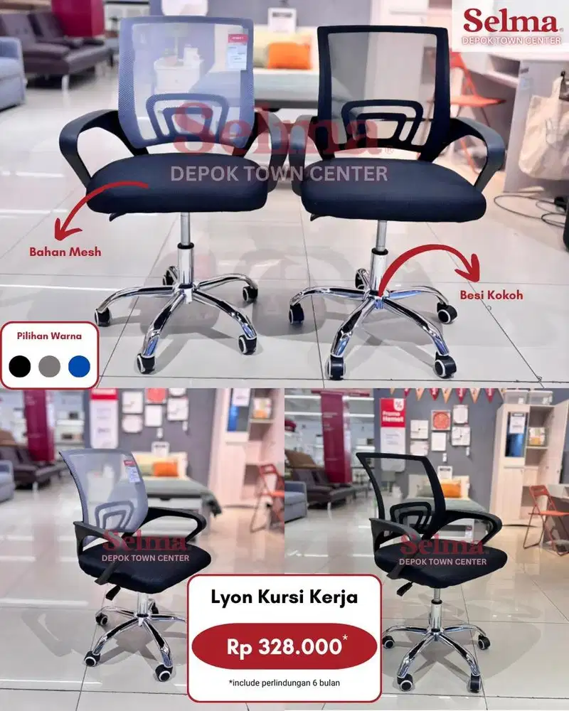 Kursi Kantor Mulai dari 300rban