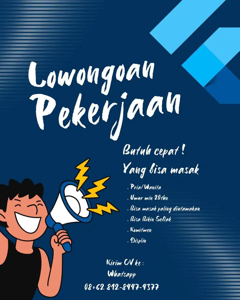 Lowongan Jualan Di kantin Grand Pramuka