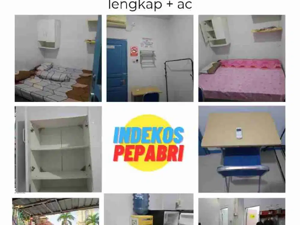 disewakan perbulan kamar kosan AC pepabri raya kunciran alam sutera Tangerang Selatan tangsel tangcity termurah free wifi dan ac kost-kostan