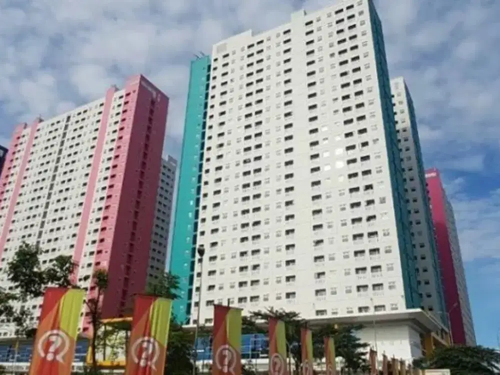 HARGA FANTASTIS! Unit 2BR Apart Green Pramuka Unfurnish, Kondisi Siap Huni!