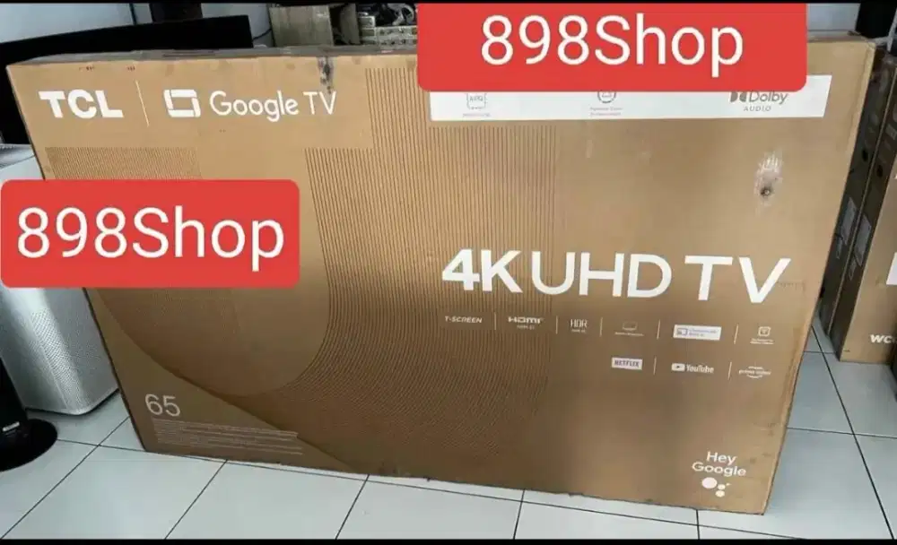 TCL LED TV 65 Google TV Android UHD 4K Digital TV Netflix Youtube