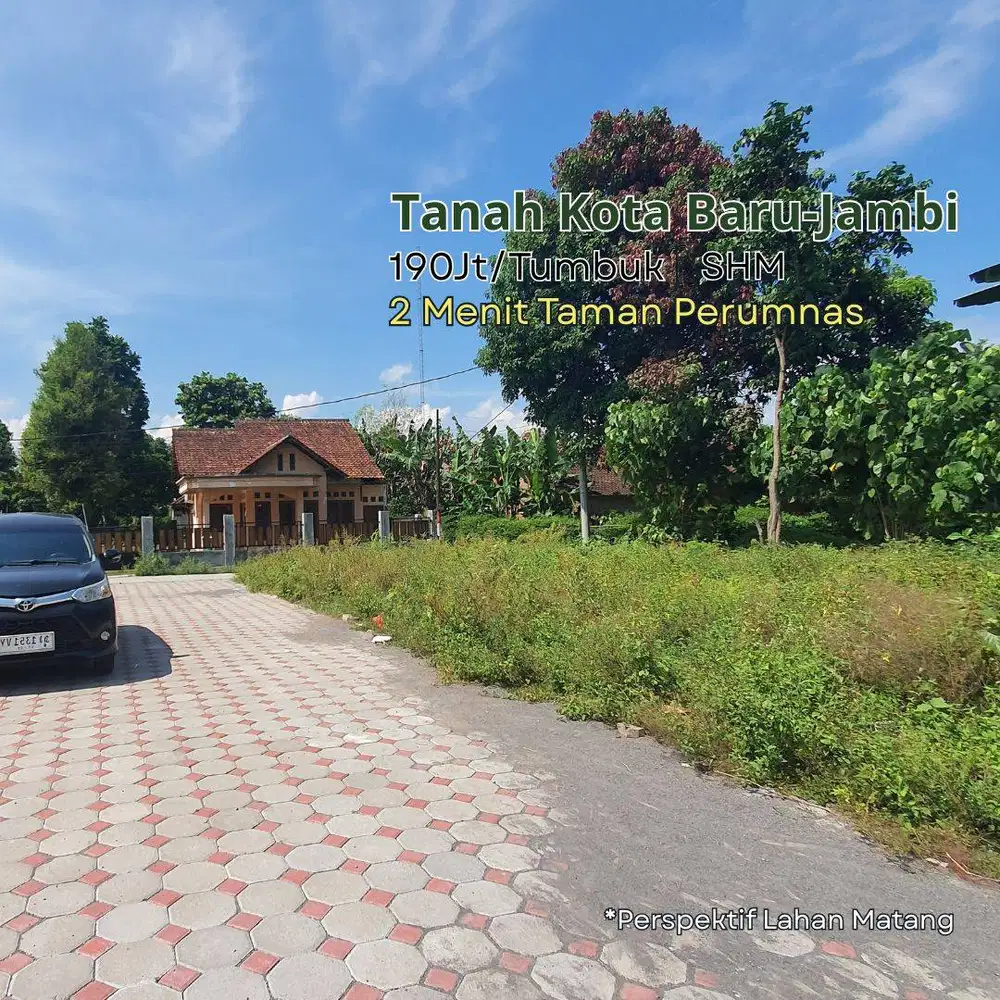 2km Dian Harapan, Tanah Dijual Kota Jambi SHM 1 Tumbuk