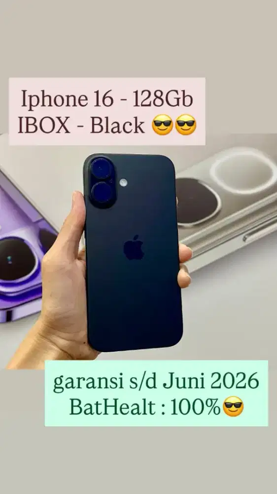 Iphone 16 128gb black ibox