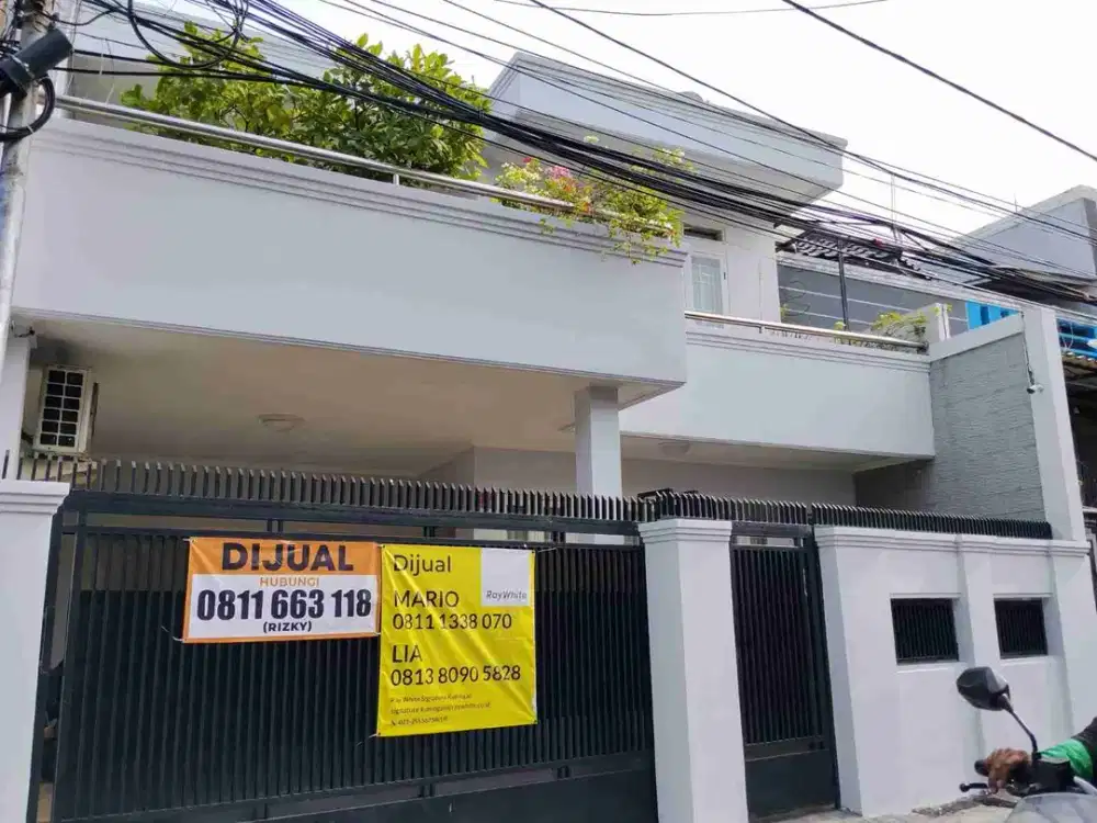 Rumah 2lt di Jl Kemanggisan Pulo Palmerah Jakarta Barat
