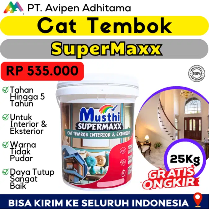 Cat Tembok Interior Dalam 25 Kg Sekelas Qluc Palembang