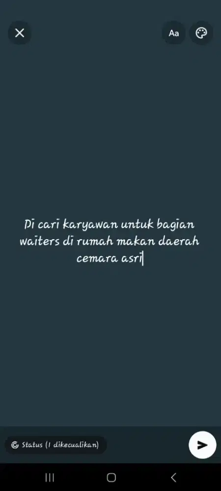 Lowongan kerja Waiter's