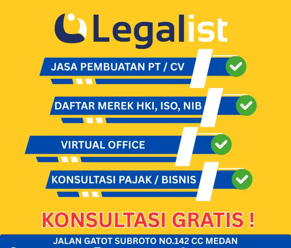 Jasa pengurusan izin usaha, legalitas, bpom, halal, pbg, merek dll