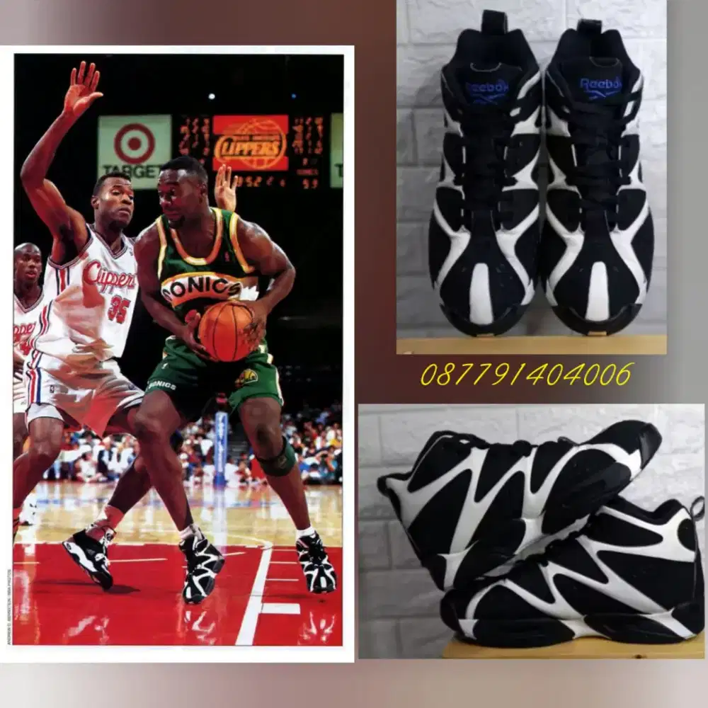 Sepatu Basket Vintage Reebok Kamikaze Big size