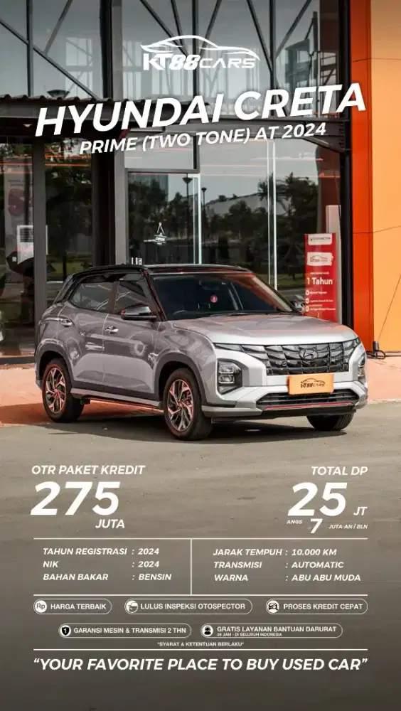 HYUNDAI CRETA 1.5 PRIME TWO TONE THN 2024