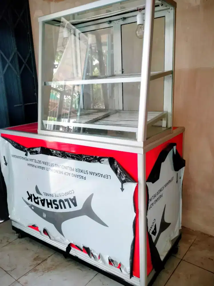 Jual etalase ayam geprek