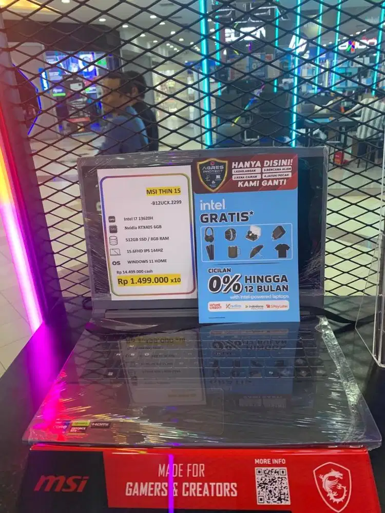 LAPTOP MSI THIN 15
